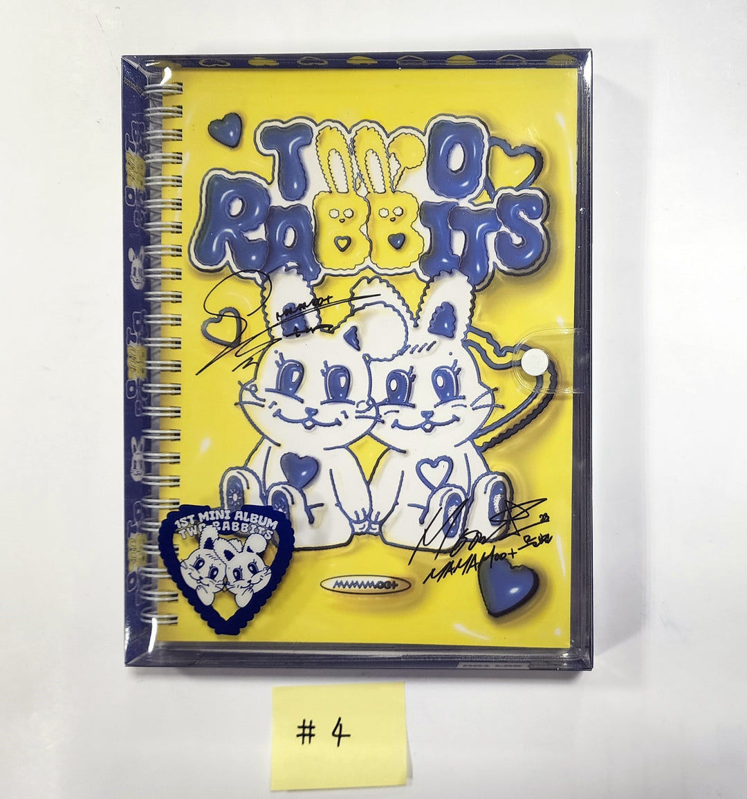 Mamamoo+ "Two Rabbits" - Autographed(Printed Signed) Promo Album - Must Read ! - HALLYUSUPERSTORE