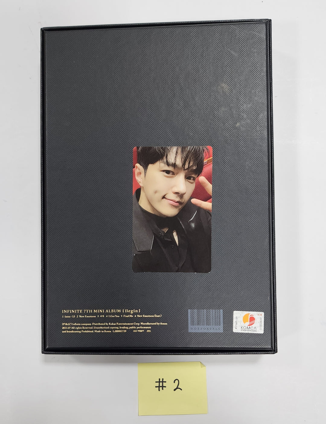 Infinite 7th mini "13egin" - Hand Autographed(Signed) Promo Album - HALLYUSUPERSTORE