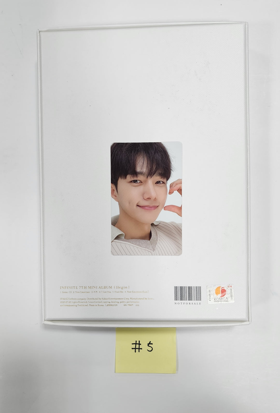 Infinite 7th mini "13egin" - Hand Autographed(Signed) Promo Album - HALLYUSUPERSTORE