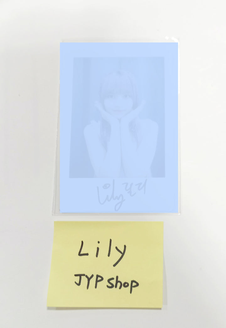 Lily (Of NMIXX) "A Midsummer NMIXX’s Dream" - Hand Autographed(Signed) Polaroid - HALLYUSUPERSTORE