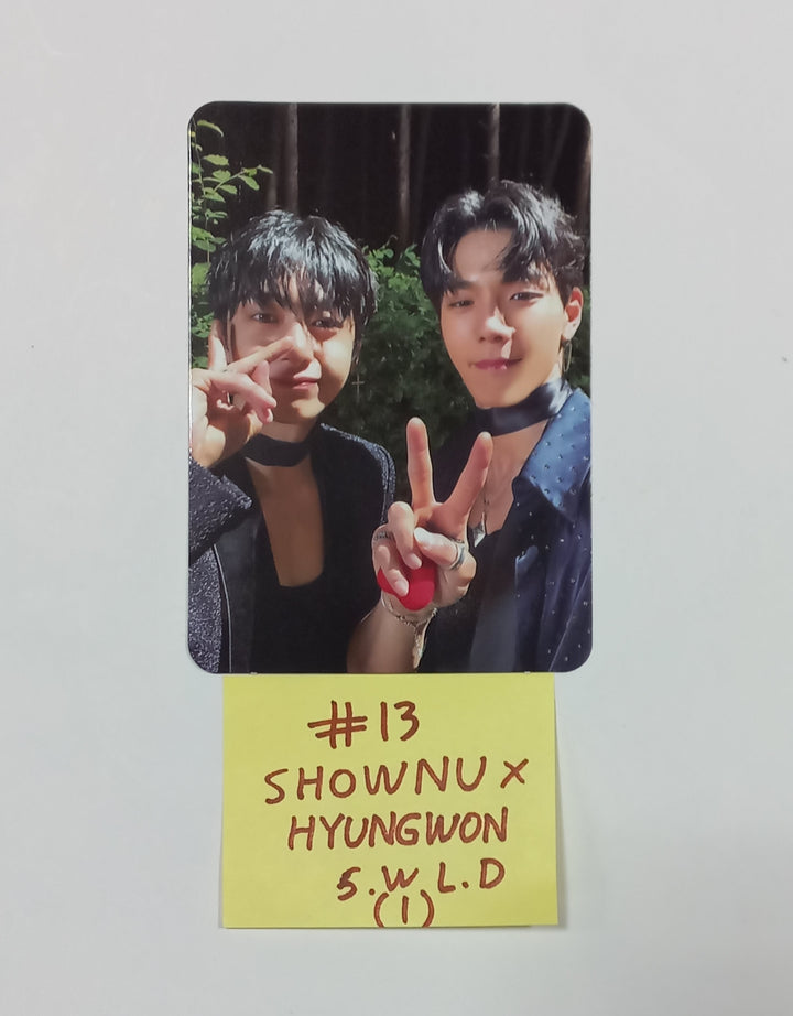 Shownu X Hyungwon "The Unseen" - Soundwave Lucky Draw Event Photocard - HALLYUSUPERSTORE
