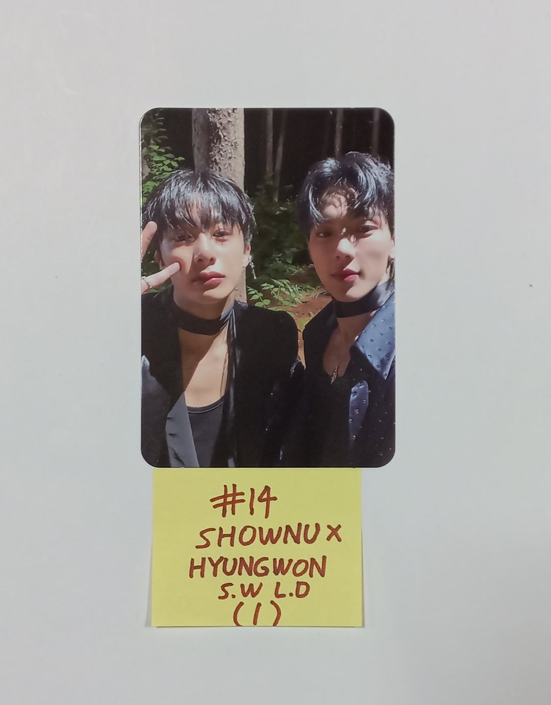 Shownu X Hyungwon "The Unseen" - Soundwave Lucky Draw Event Photocard - HALLYUSUPERSTORE
