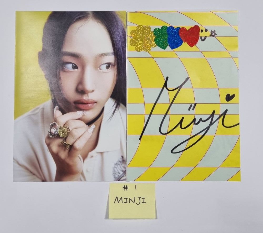 New Jeans "Get Up" 2nd EP - A Cut Page From Fansign Event Album - HALLYUSUPERSTORE