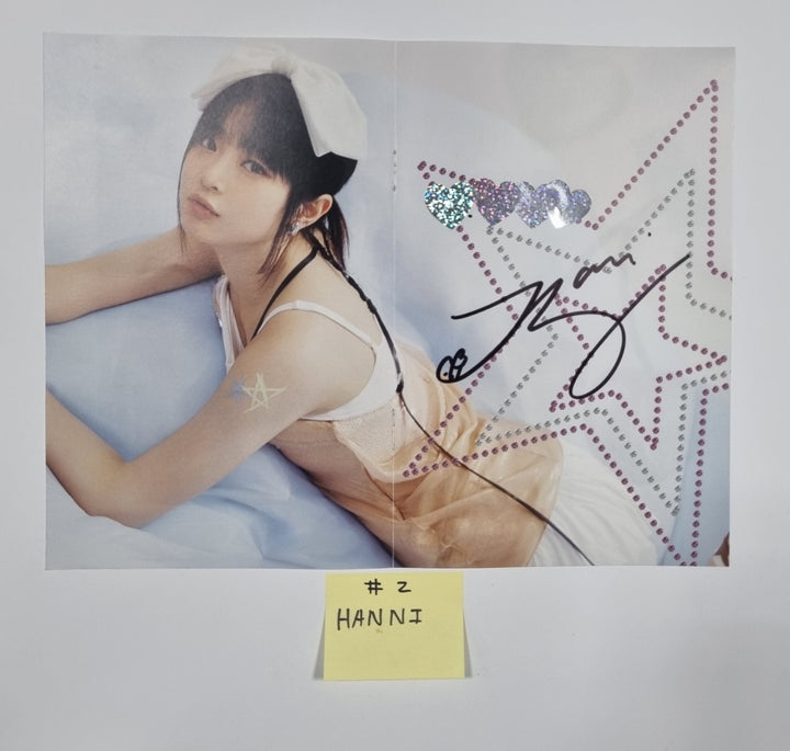 New Jeans "Get Up" 2nd EP - A Cut Page From Fansign Event Album - HALLYUSUPERSTORE