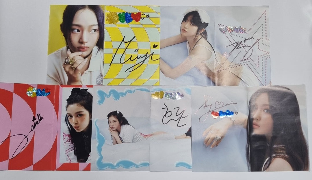 New Jeans "Get Up" 2nd EP - A Cut Page From Fansign Event Album - HALLYUSUPERSTORE