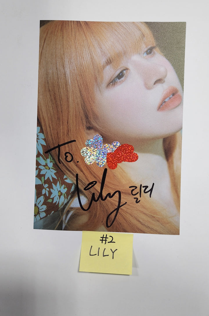 NMIXX "A Midsummer NMIXX’s Dream" - A Cut Page From Fansign Event Album - HALLYUSUPERSTORE