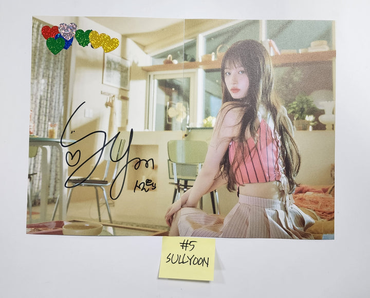 NMIXX "A Midsummer NMIXX’s Dream" - A Cut Page From Fansign Event Album - HALLYUSUPERSTORE