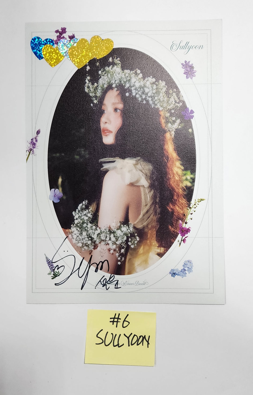 NMIXX "A Midsummer NMIXX’s Dream" - A Cut Page From Fansign Event Album - HALLYUSUPERSTORE