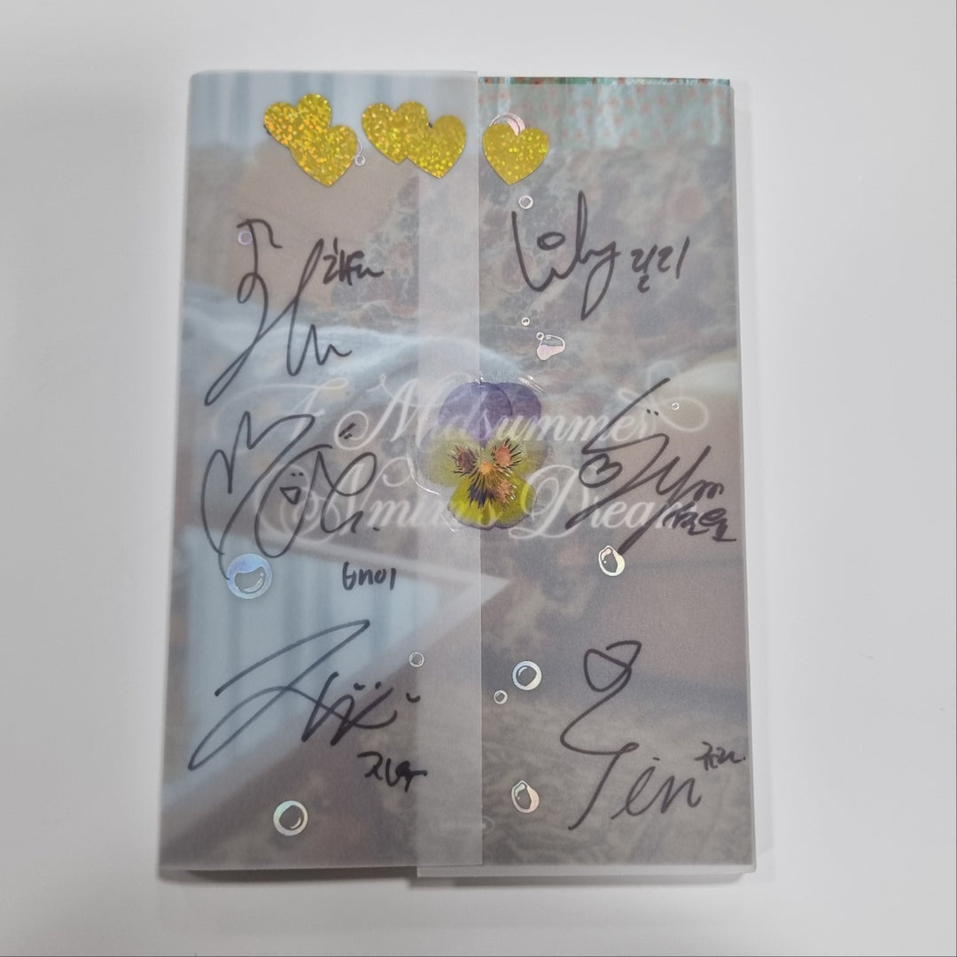 NMIXX "A Midsummer NMIXX’s Dream" - Hand Autographed(Signed) Album - HALLYUSUPERSTORE