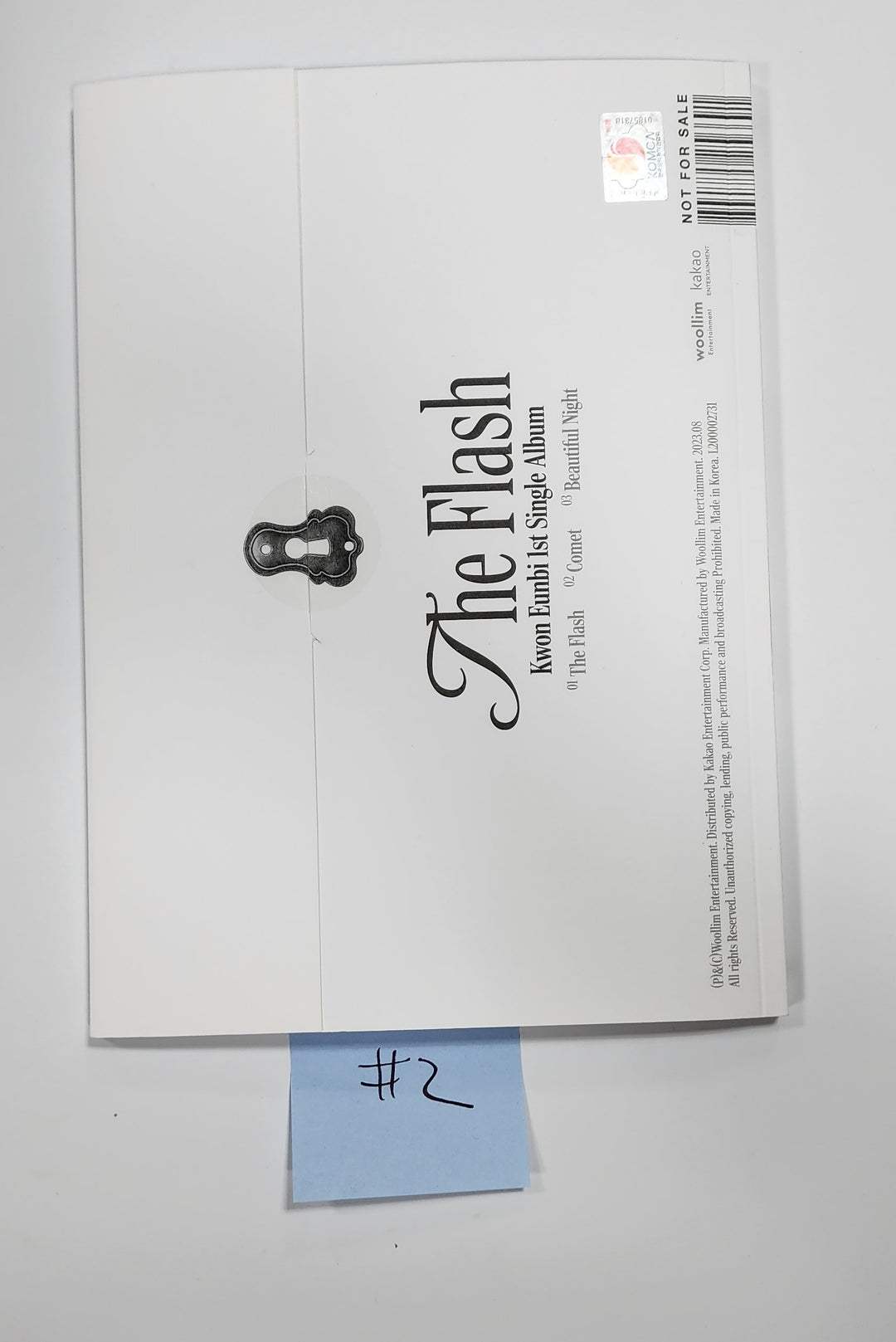 Kwon Eunbi 1st single "The Flash" - Hand Autographed(Signed) Promo Album - HALLYUSUPERSTORE