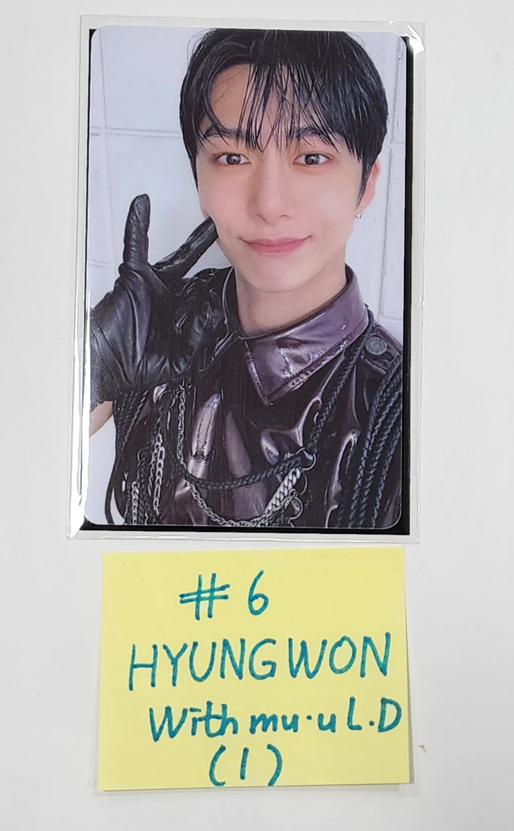 Shownu X Hyungwon "The Unseen" - Withmuu Lucky Draw Event PVC Photocard, Hand Autographed(Signed) PVC Photocard - HALLYUSUPERSTORE