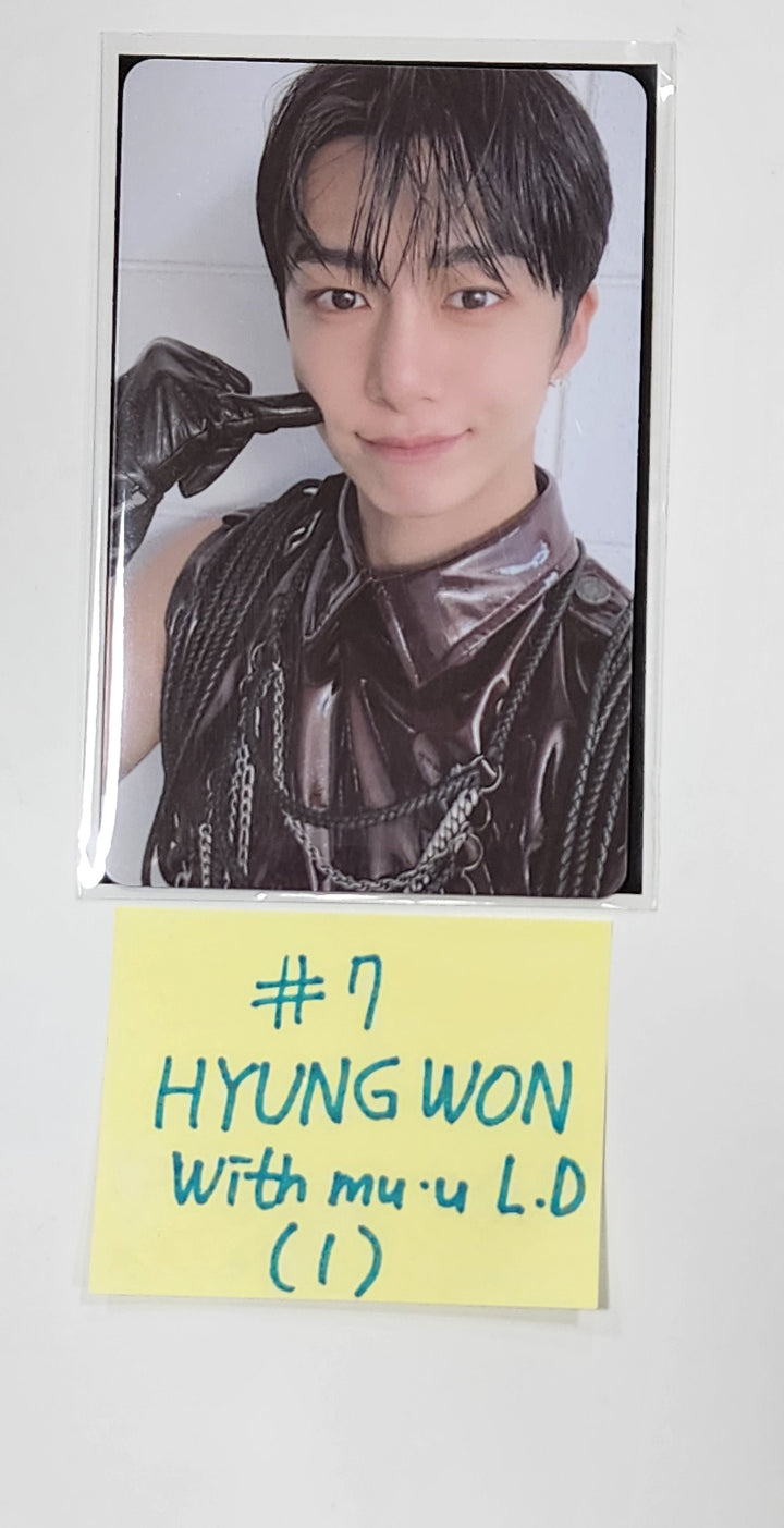 Shownu X Hyungwon "The Unseen" - Withmuu Lucky Draw Event PVC Photocard, Hand Autographed(Signed) PVC Photocard - HALLYUSUPERSTORE