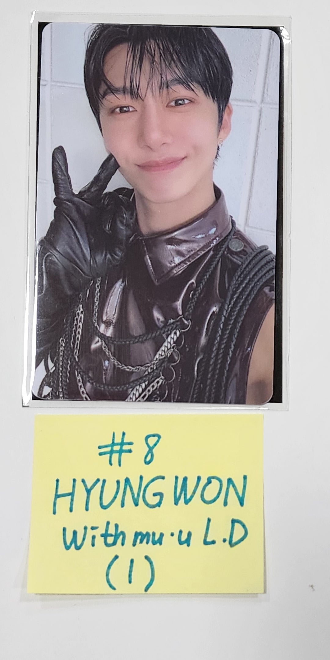 Shownu X Hyungwon "The Unseen" - Withmuu Lucky Draw Event PVC Photocard, Hand Autographed(Signed) PVC Photocard - HALLYUSUPERSTORE