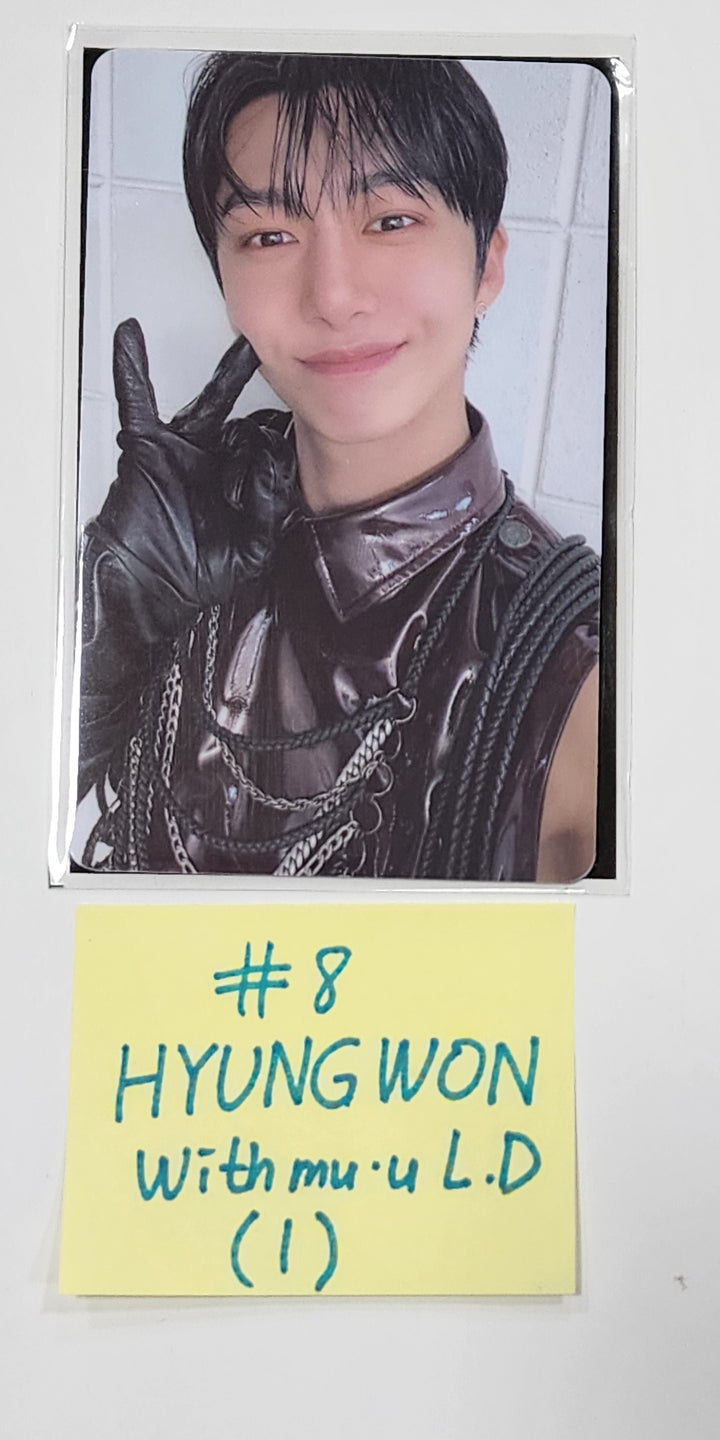 Shownu X Hyungwon "The Unseen" - Withmuu Lucky Draw Event PVC Photocard, Hand Autographed(Signed) PVC Photocard - HALLYUSUPERSTORE