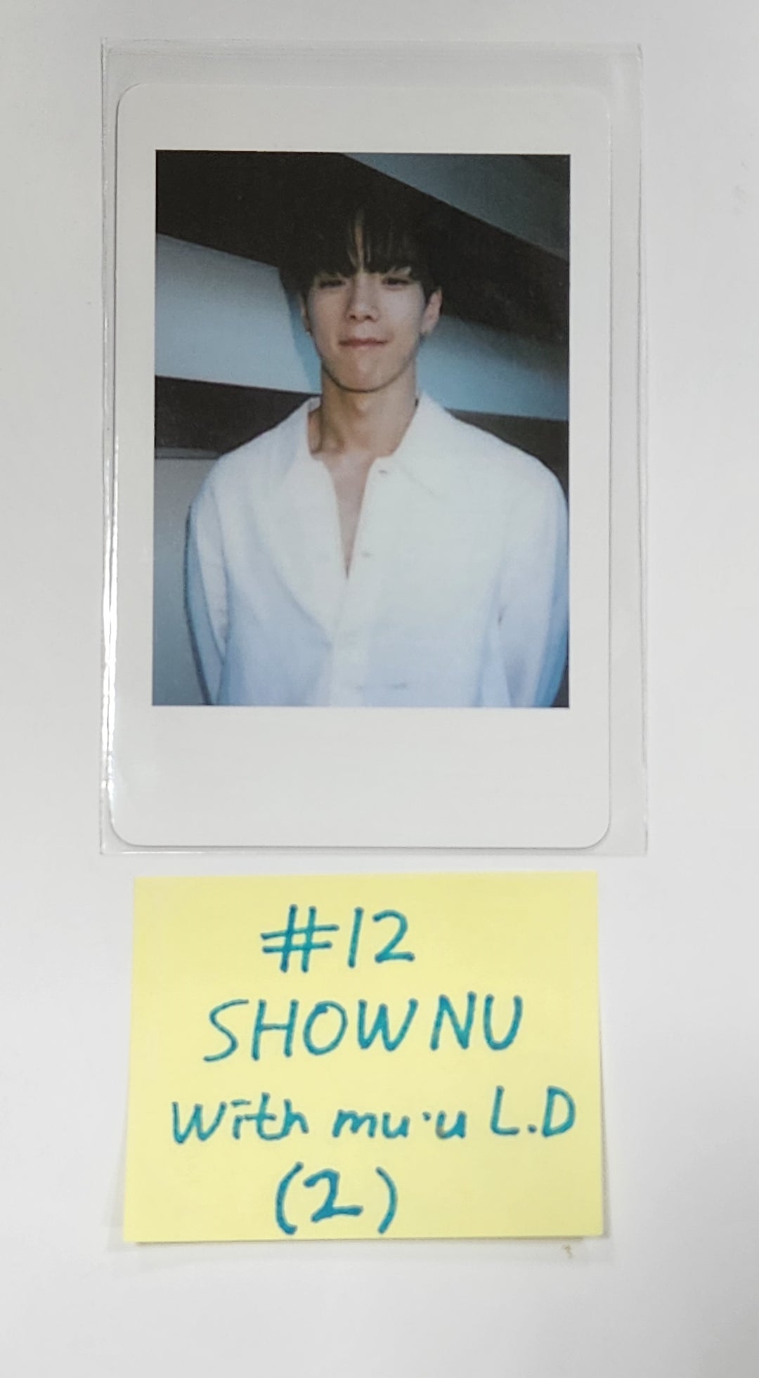 Shownu X Hyungwon "The Unseen" - Withmuu Lucky Draw Event PVC Photocard, Hand Autographed(Signed) PVC Photocard - HALLYUSUPERSTORE