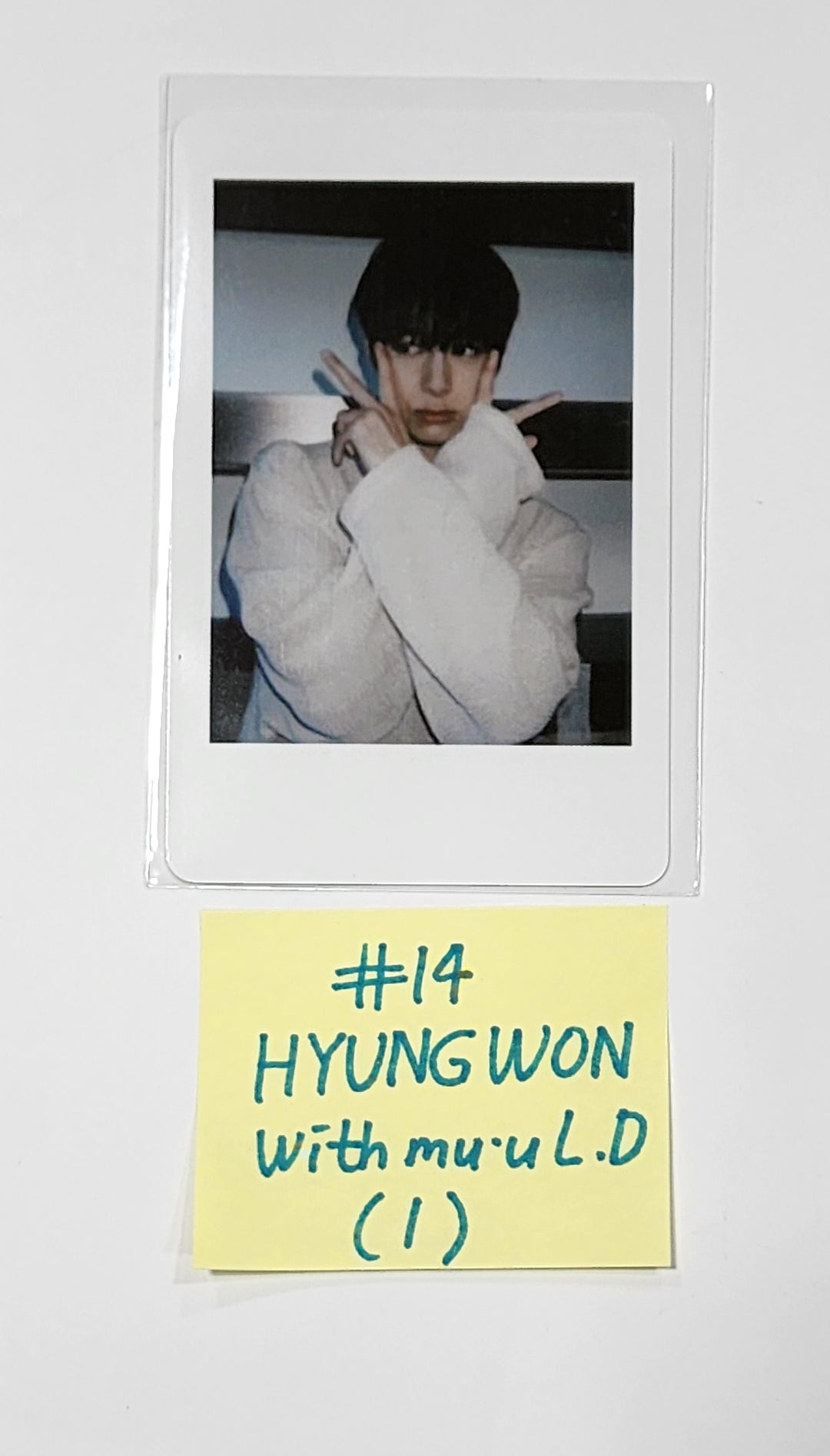Shownu X Hyungwon "The Unseen" - Withmuu Lucky Draw Event PVC Photocard, Hand Autographed(Signed) PVC Photocard - HALLYUSUPERSTORE