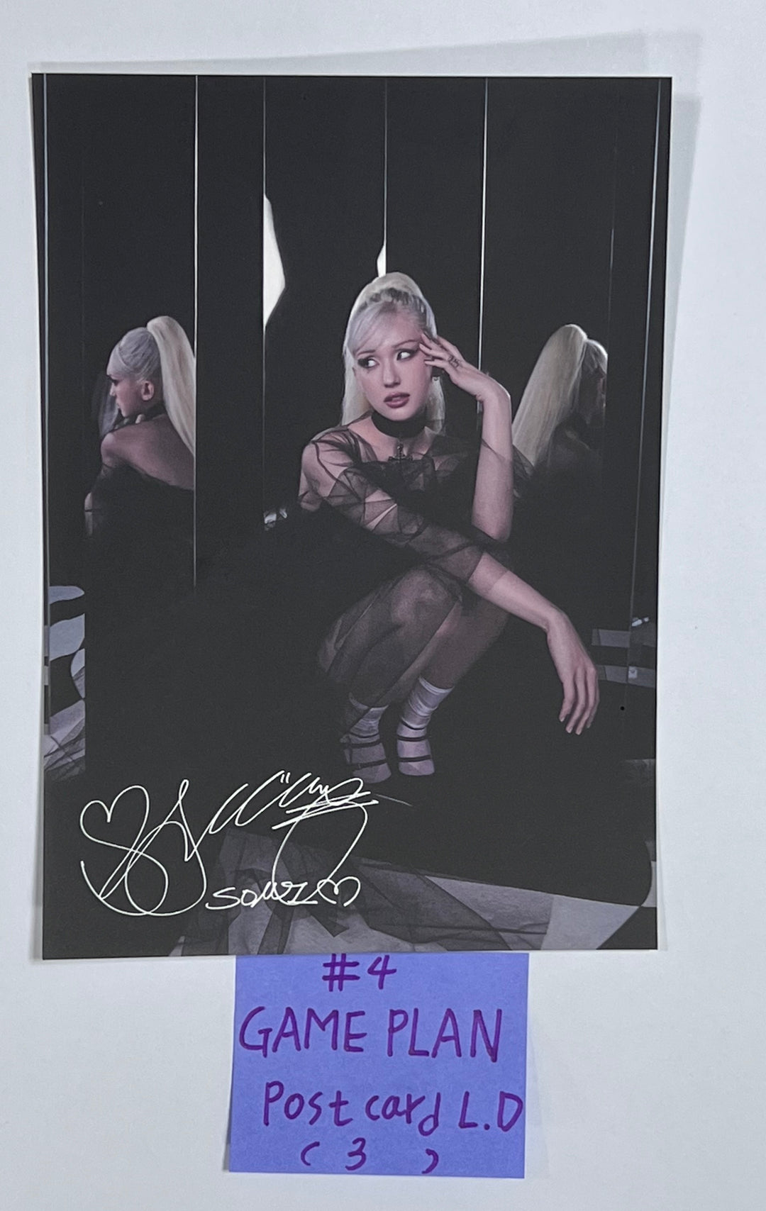 JEON SOMI "GAME PLAN" - Ktown4U Lucky Draw &amp; Drink Event Photocard, Postcard - HALLYUSUPERSTORE