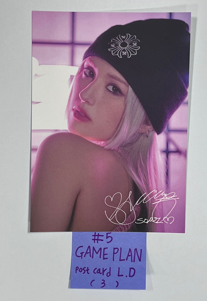 JEON SOMI "GAME PLAN" - Ktown4U Lucky Draw &amp; Drink Event Photocard, Postcard - HALLYUSUPERSTORE