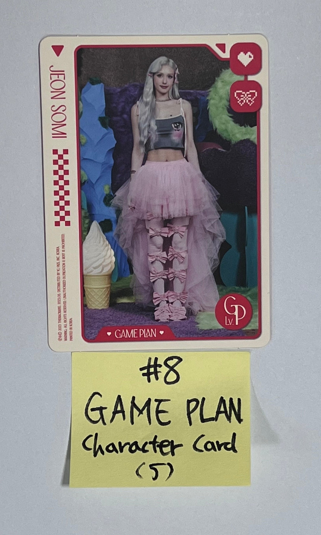 JEON SOMI "GAME PLAN" - Official Photocard [23.08.22] - HALLYUSUPERSTORE