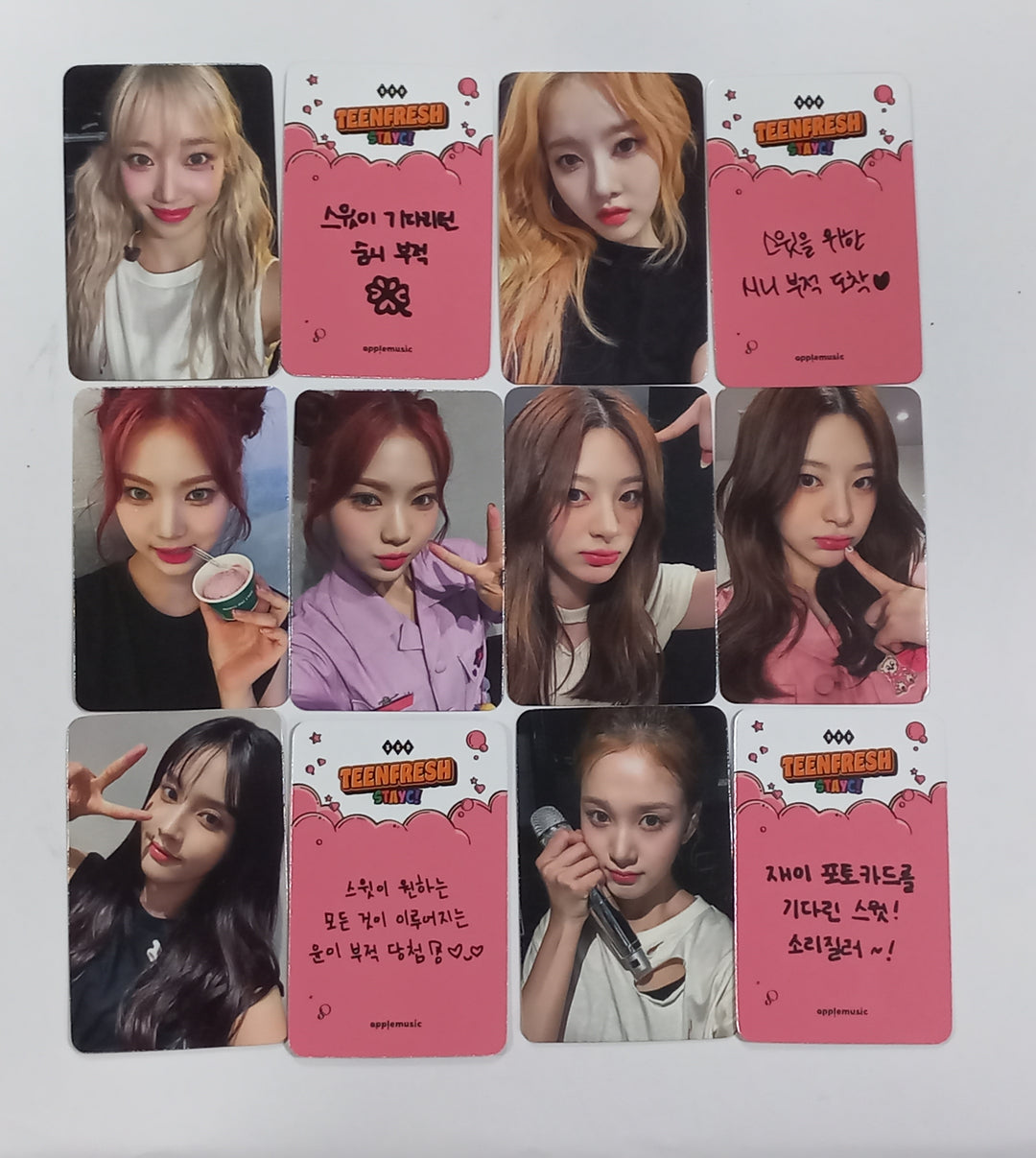 STAYC "TEENFRESH" - Apple Music Lucky Draw Event Photocard - HALLYUSUPERSTORE