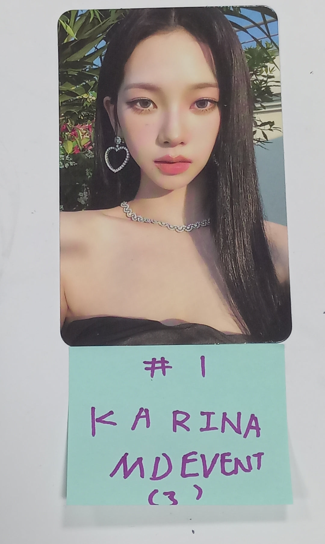 Aespa "MY WORLD" - MD Event Photocard - HALLYUSUPERSTORE