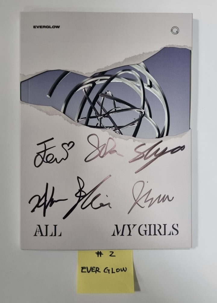 StayC 3rd Mini "TEENFRESH", Jihyo (of Twice) 1st Mini "ZONE", TripleS "LOVElution : MUHAN", Everglow 2nd Single "All My Girls", ODD EYE CIRCLE "Version Up" - Hand Autographed(Signed) Promo Album [23.08.21] - HALLYUSUPERSTORE