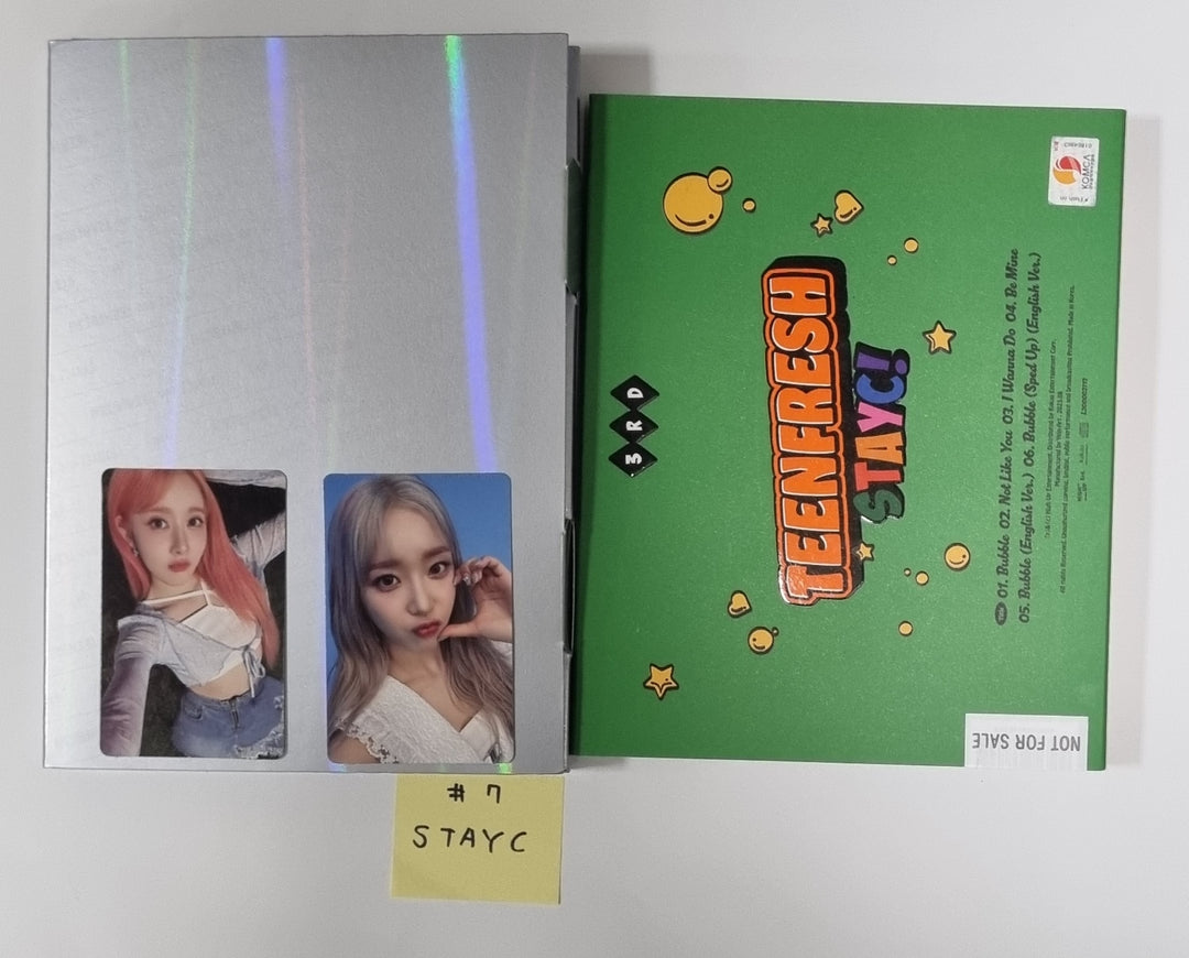 StayC 3rd Mini "TEENFRESH", Jihyo (of Twice) 1st Mini "ZONE", TripleS "LOVElution : MUHAN", Everglow 2nd Single "All My Girls", ODD EYE CIRCLE "Version Up" - Hand Autographed(Signed) Promo Album [23.08.21] - HALLYUSUPERSTORE