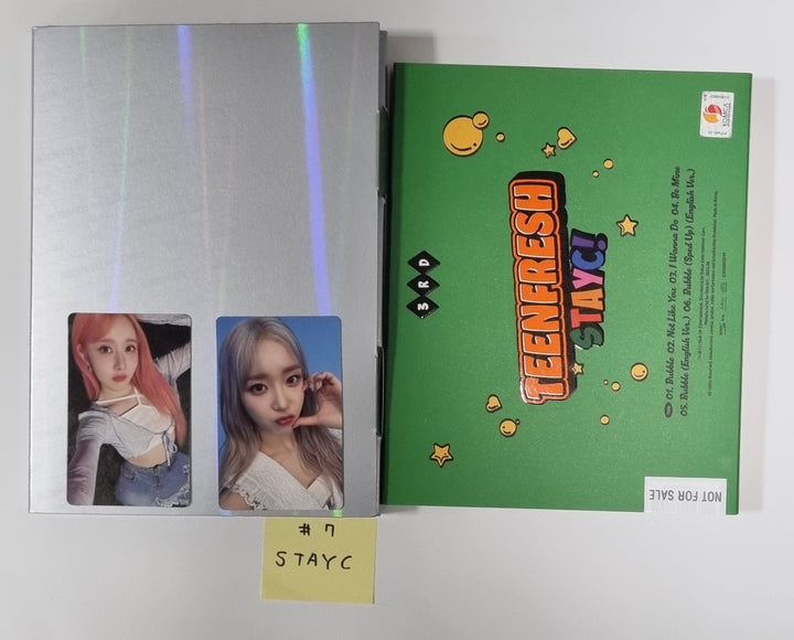 StayC 3rd Mini "TEENFRESH", Jihyo (of Twice) 1st Mini "ZONE", TripleS "LOVElution : MUHAN", Everglow 2nd Single "All My Girls", ODD EYE CIRCLE "Version Up" - Hand Autographed(Signed) Promo Album [23.08.21] - HALLYUSUPERSTORE
