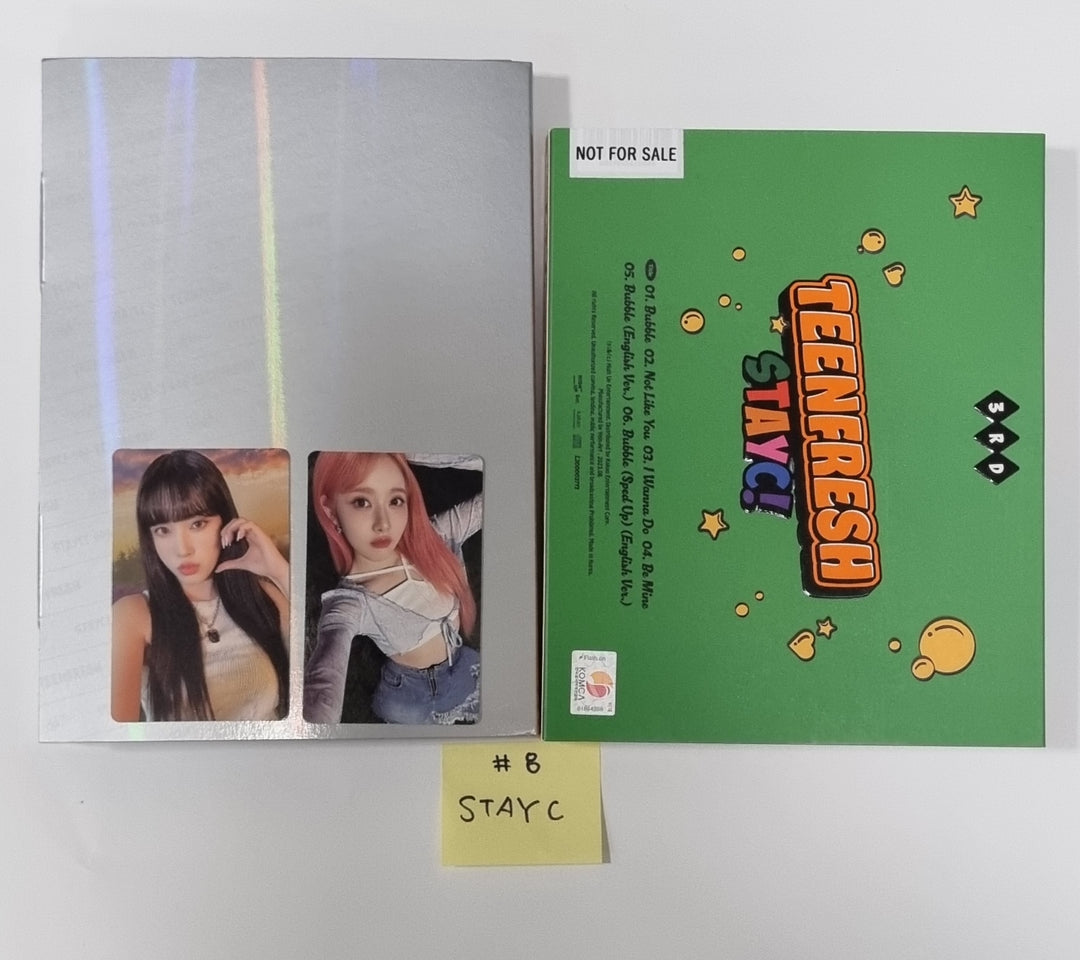 StayC 3rd Mini "TEENFRESH", Jihyo (of Twice) 1st Mini "ZONE", TripleS "LOVElution : MUHAN", Everglow 2nd Single "All My Girls", ODD EYE CIRCLE "Version Up" - Hand Autographed(Signed) Promo Album [23.08.21] - HALLYUSUPERSTORE