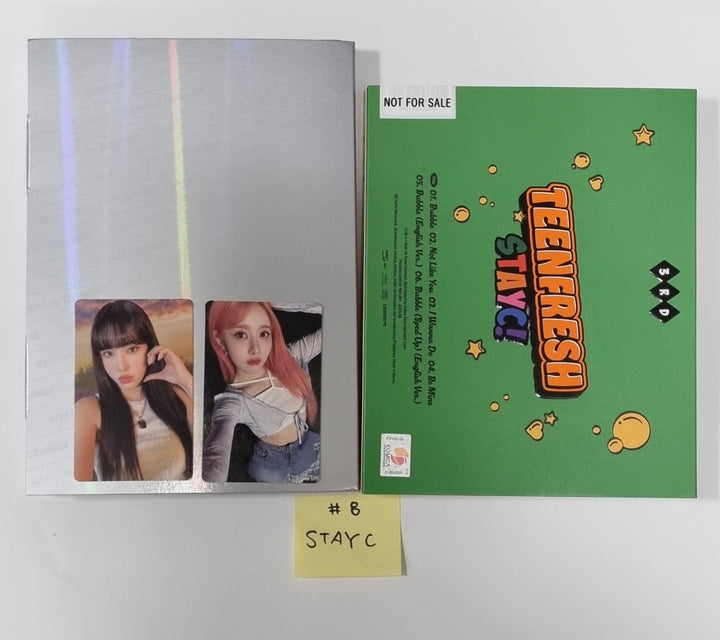StayC 3rd Mini "TEENFRESH", Jihyo (of Twice) 1st Mini "ZONE", TripleS "LOVElution : MUHAN", Everglow 2nd Single "All My Girls", ODD EYE CIRCLE "Version Up" - Hand Autographed(Signed) Promo Album [23.08.21] - HALLYUSUPERSTORE