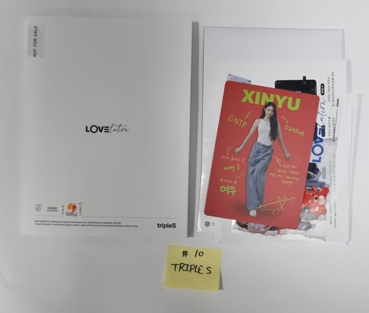 StayC 3rd Mini "TEENFRESH", Jihyo (of Twice) 1st Mini "ZONE", TripleS "LOVElution : MUHAN", Everglow 2nd Single "All My Girls", ODD EYE CIRCLE "Version Up" - Hand Autographed(Signed) Promo Album [23.08.21] - HALLYUSUPERSTORE