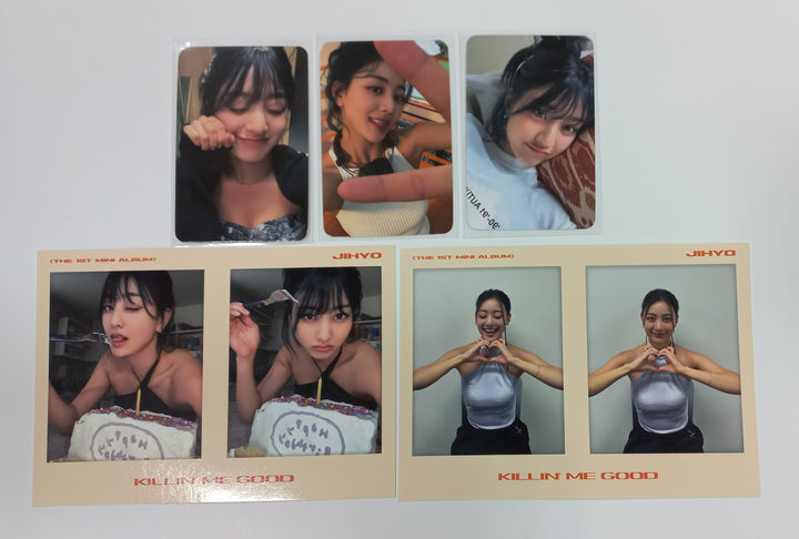 JIHYO "ZONE" 1st Mini Album - Soundwave Lucky Draw Event Photocard &amp; 2 Cut Photo [23.08.21] - HALLYUSUPERSTORE