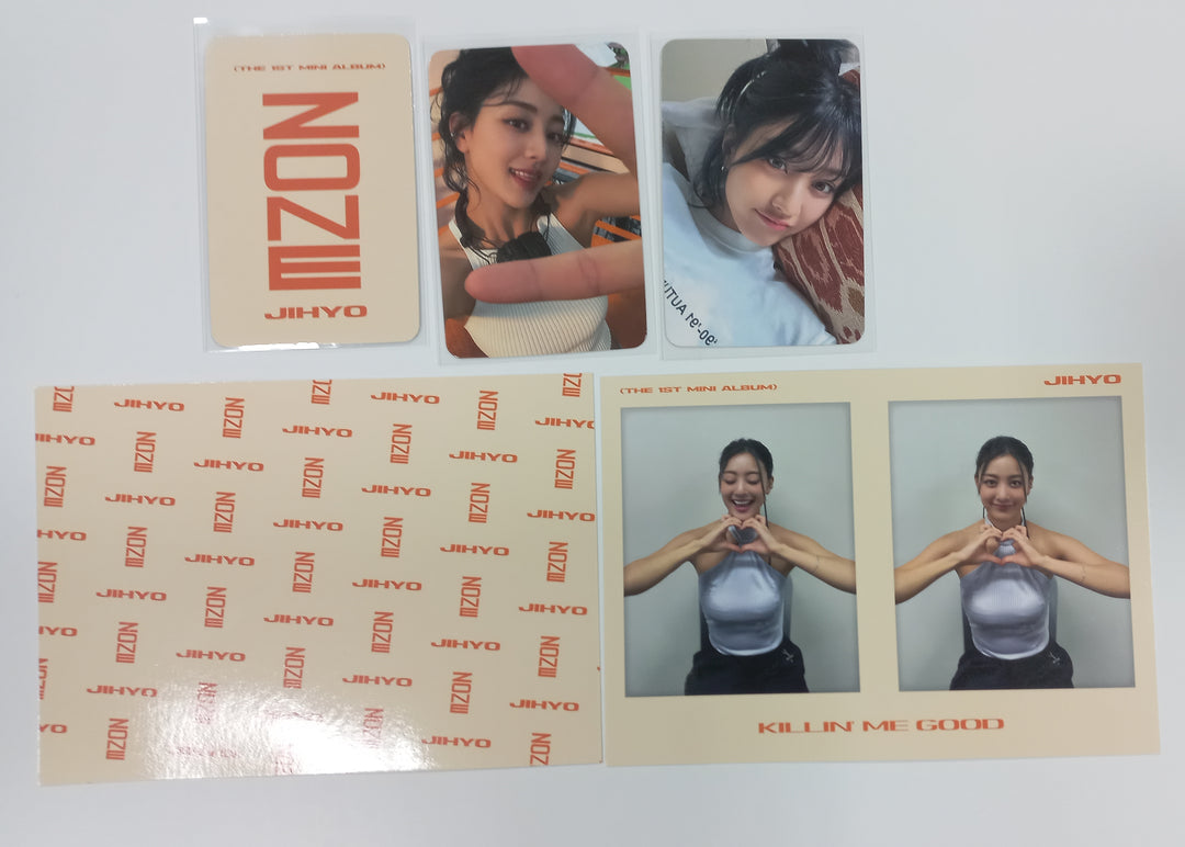 JIHYO "ZONE" 1st Mini Album - Soundwave Lucky Draw Event Photocard &amp; 2 Cut Photo [23.08.21] - HALLYUSUPERSTORE