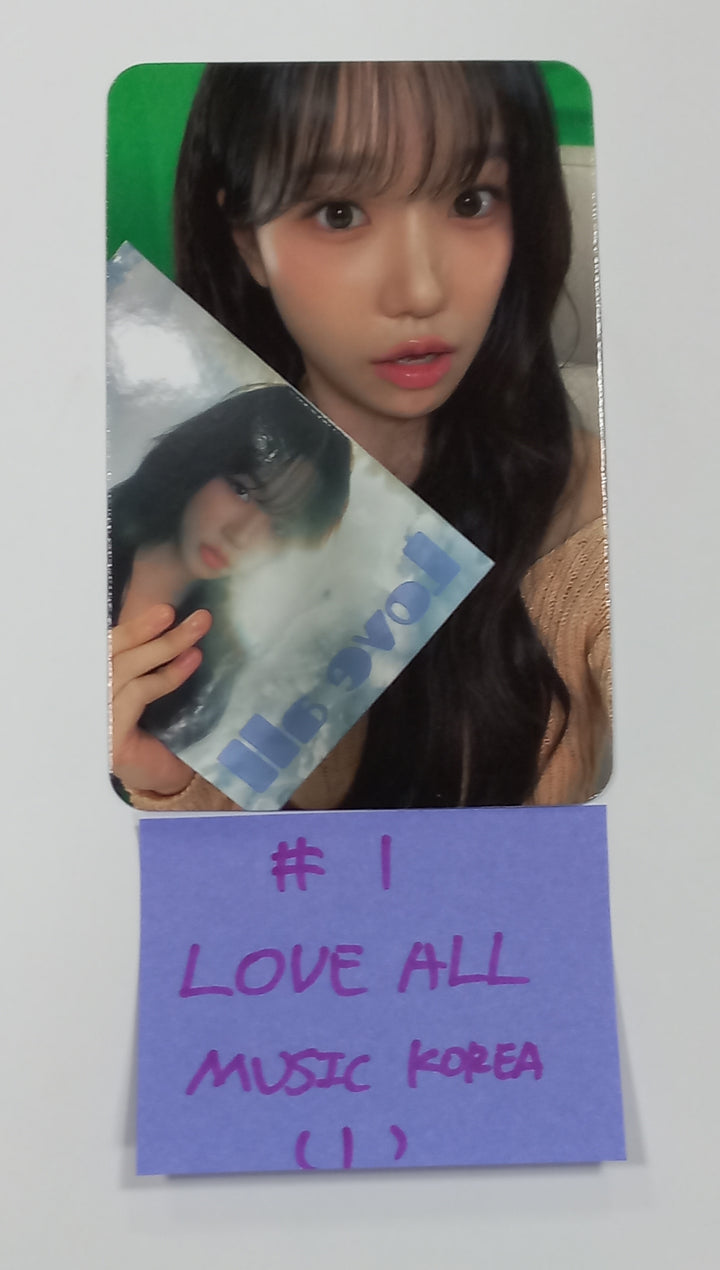 JO YURI "Love All" - [Music Korea, M2U, Soundwave] Fansign Event Photocard [JEWEL Ver.] [23.08.21] - HALLYUSUPERSTORE
