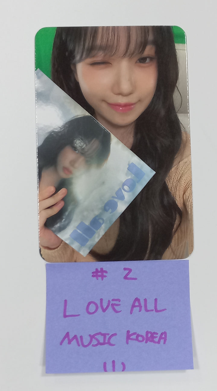 JO YURI "Love All" - [Music Korea, M2U, Soundwave] Fansign Event Photocard [JEWEL Ver.] [23.08.21] - HALLYUSUPERSTORE