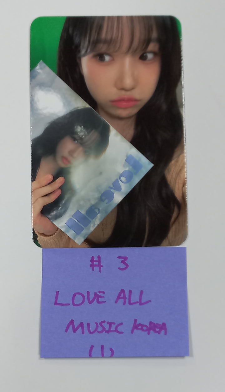 JO YURI "Love All" - [Music Korea, M2U, Soundwave] Fansign Event Photocard [JEWEL Ver.] [23.08.21] - HALLYUSUPERSTORE