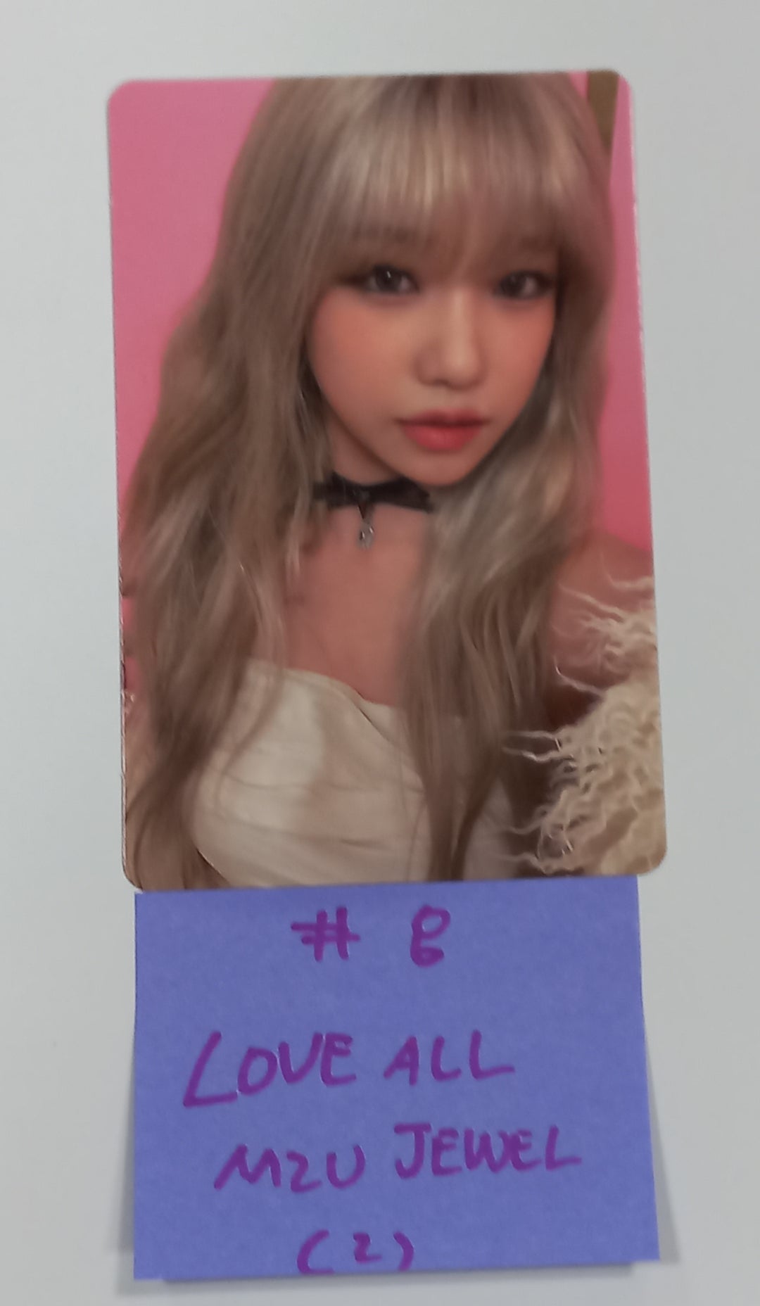 JO YURI "Love All" - [Music Korea, M2U, Soundwave] Fansign Event Photocard [JEWEL Ver.] [23.08.21] - HALLYUSUPERSTORE
