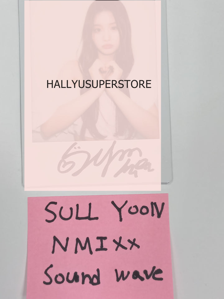 Sullyoon (Of NMIXX) "A Midsummer NMIXX’s Dream" - Hand Autographed(Signed) Polaroid [23.08.22] - HALLYUSUPERSTORE