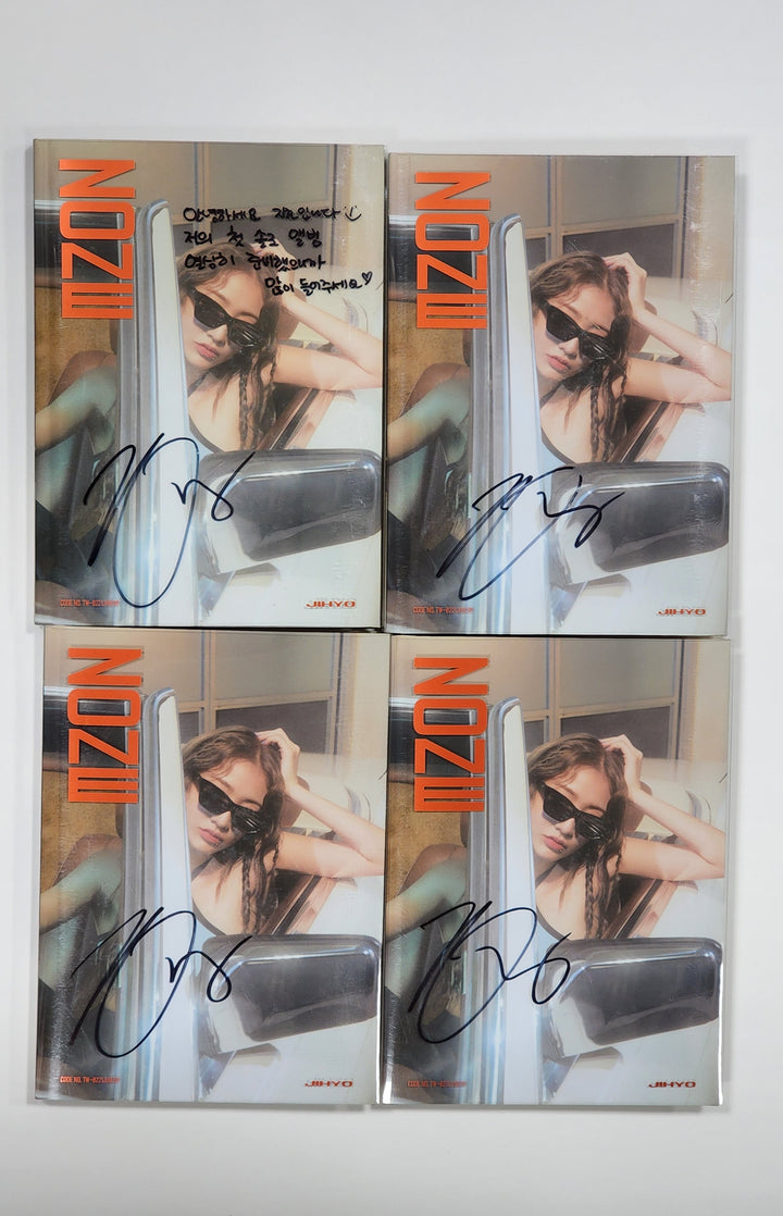 Jihyo (of Twice) 1st Mini "ZONE" - Hand Autographed(Signed) Promo Album [23.08.23] - HALLYUSUPERSTORE