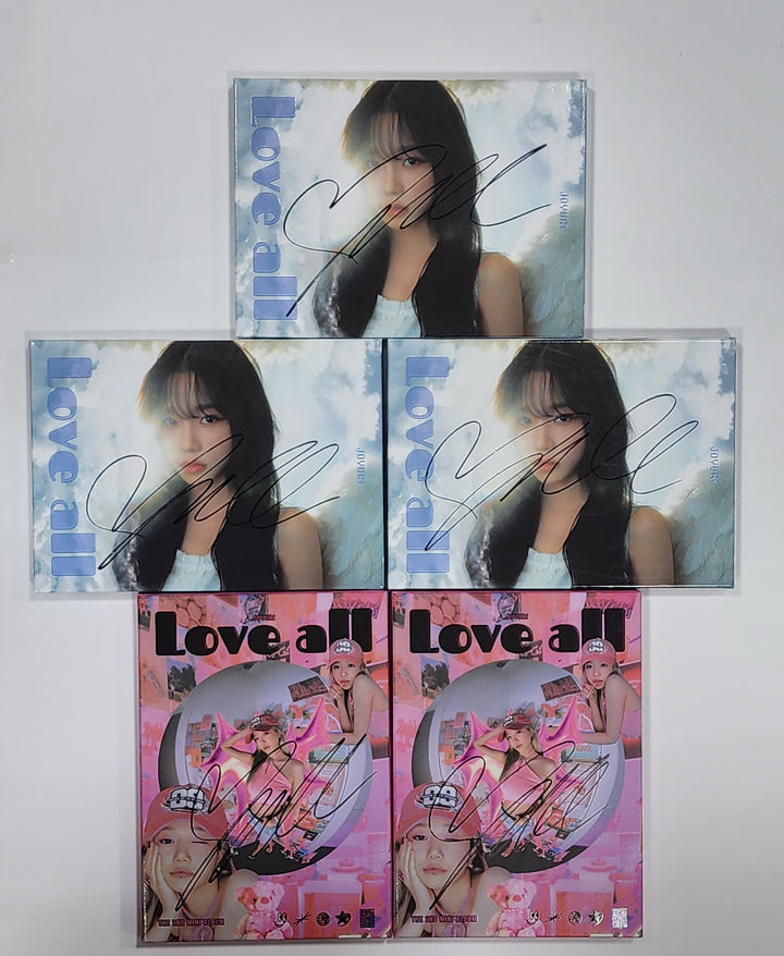 JO YURI "Love All" - Hand Autographed(Signed) Promo Album [23.08.23] - HALLYUSUPERSTORE