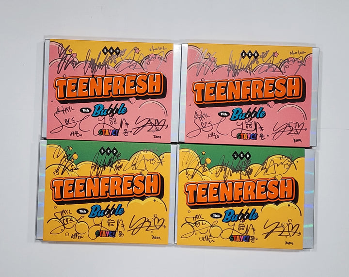 StayC 3rd Mini "TEENFRESH" - Hand Autographed(Signed) Promo Album [23.08.23] - HALLYUSUPERSTORE