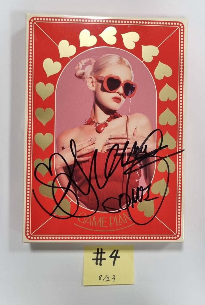 JEON SOMI "GAME PLAN" - Hand Autographed(Signed) Promo Album [23.08.23] - HALLYUSUPERSTORE