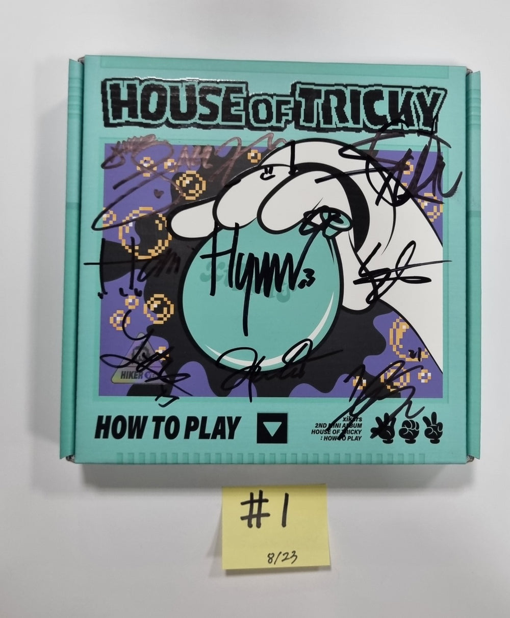 Xikers "HOUSE OF TRICKY : HOW TO PLAY" - Hand Autographed(Signed) Promo Album [23.08.23] - HALLYUSUPERSTORE