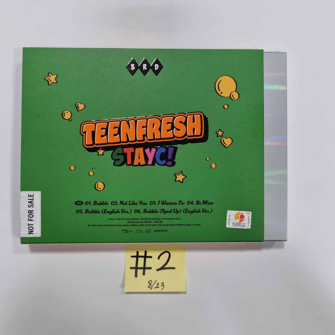 StayC 3rd Mini "TEENFRESH" - Hand Autographed(Signed) Promo Album [23.08.23] - HALLYUSUPERSTORE