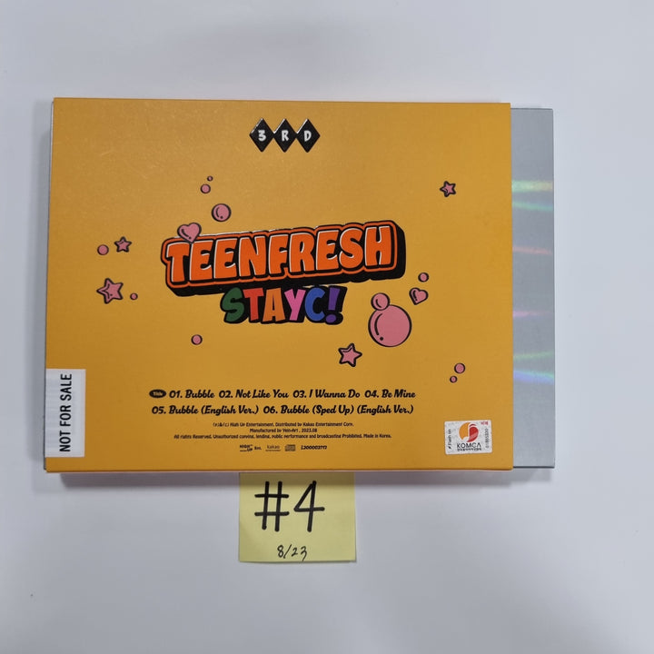 StayC 3rd Mini "TEENFRESH" - Hand Autographed(Signed) Promo Album [23.08.23] - HALLYUSUPERSTORE