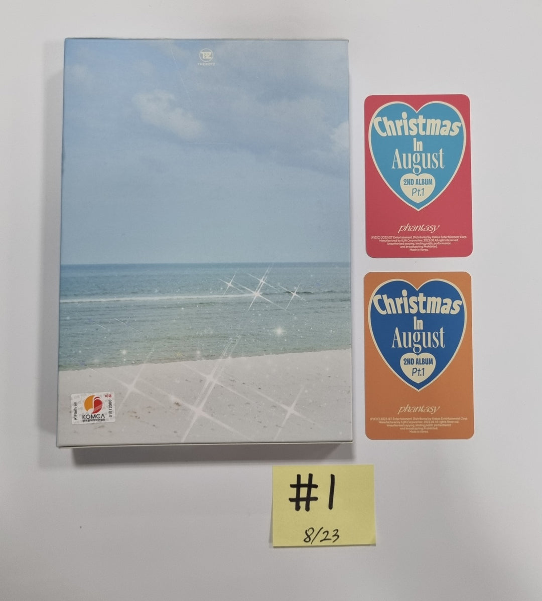 The Boyz ""PHANTASY" pt.1 Christmas in August - Hand Autographed(Signed) Promo Album [23.08.23] - HALLYUSUPERSTORE