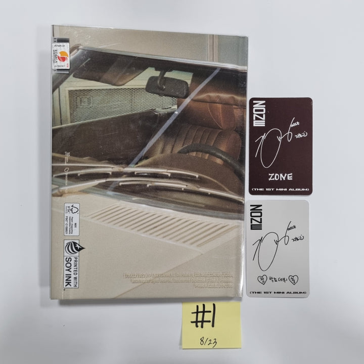 Jihyo (of Twice) 1st Mini "ZONE" - Hand Autographed(Signed) Promo Album [23.08.23] - HALLYUSUPERSTORE