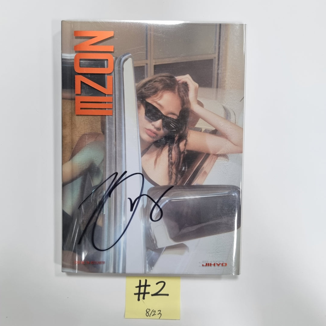 Jihyo (of Twice) 1st Mini "ZONE" - Hand Autographed(Signed) Promo Album [23.08.23] - HALLYUSUPERSTORE