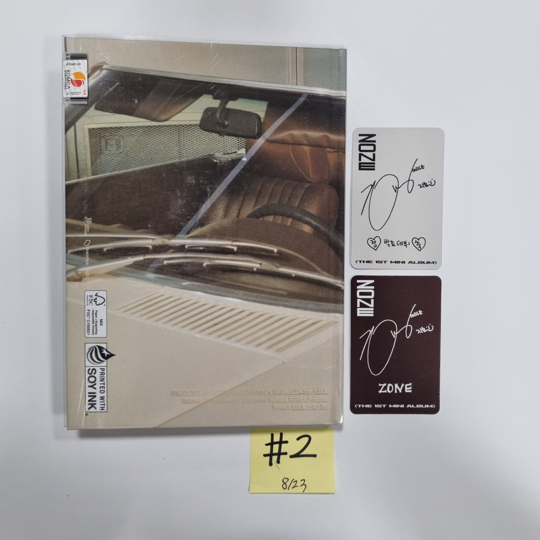 Jihyo (of Twice) 1st Mini "ZONE" - Hand Autographed(Signed) Promo Album [23.08.23] - HALLYUSUPERSTORE