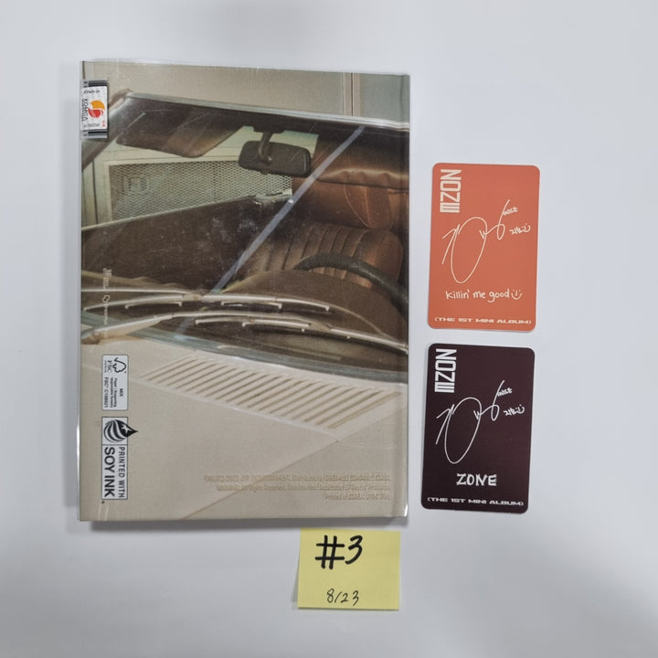 Jihyo (of Twice) 1st Mini "ZONE" - Hand Autographed(Signed) Promo Album [23.08.23] - HALLYUSUPERSTORE